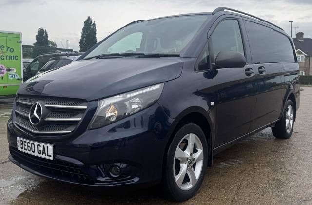 Mercedes-Benz Vito 2.1 116 CDI Premium Crew Van G-Tronic+ RWD L2 Euro 6 (s/s) 5dr (LWB) Combi Van Diesel Blue